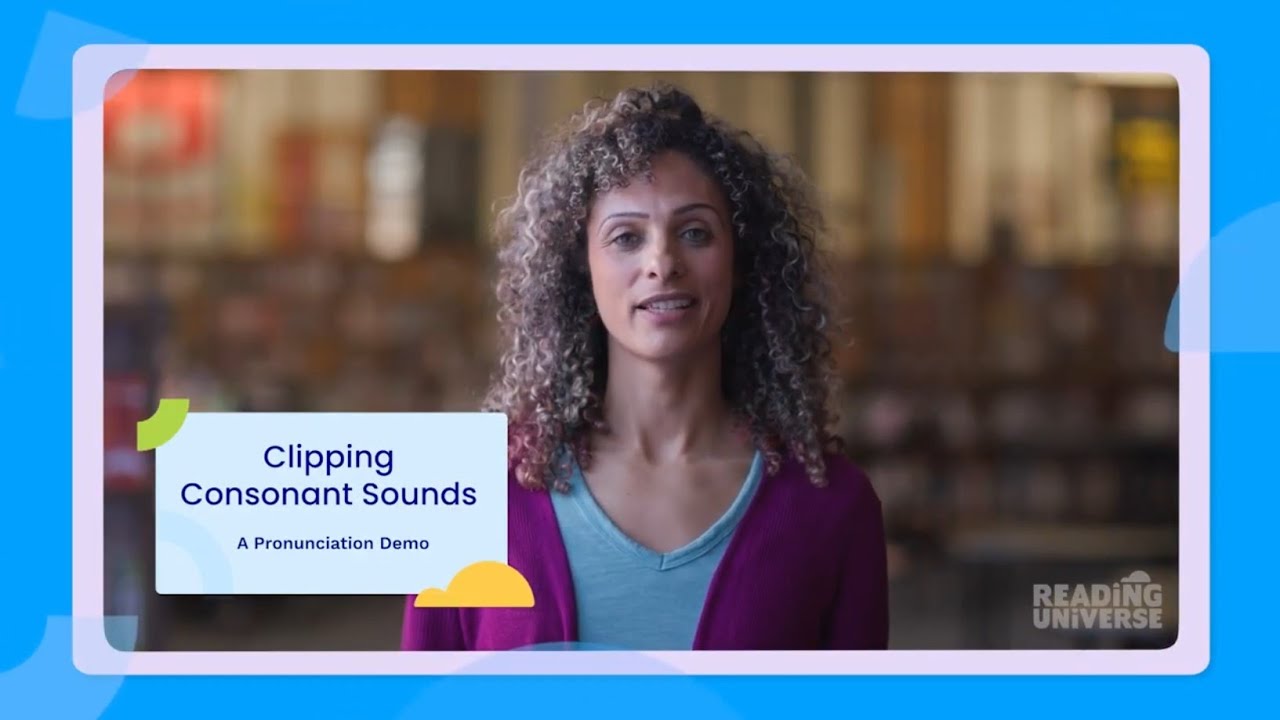 Video thumbnail for Pronunciation Demo: Clipping Consonant Sounds