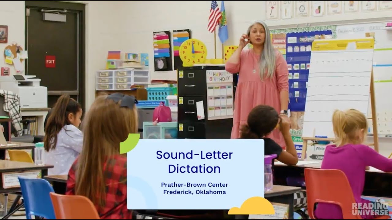 Video thumbnail for Sound-Letter Dictation with Kindergartners