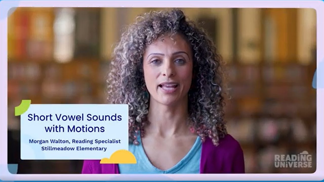 Video thumbnail for Teaching Strategy: Short Vowel Sounds with Motions