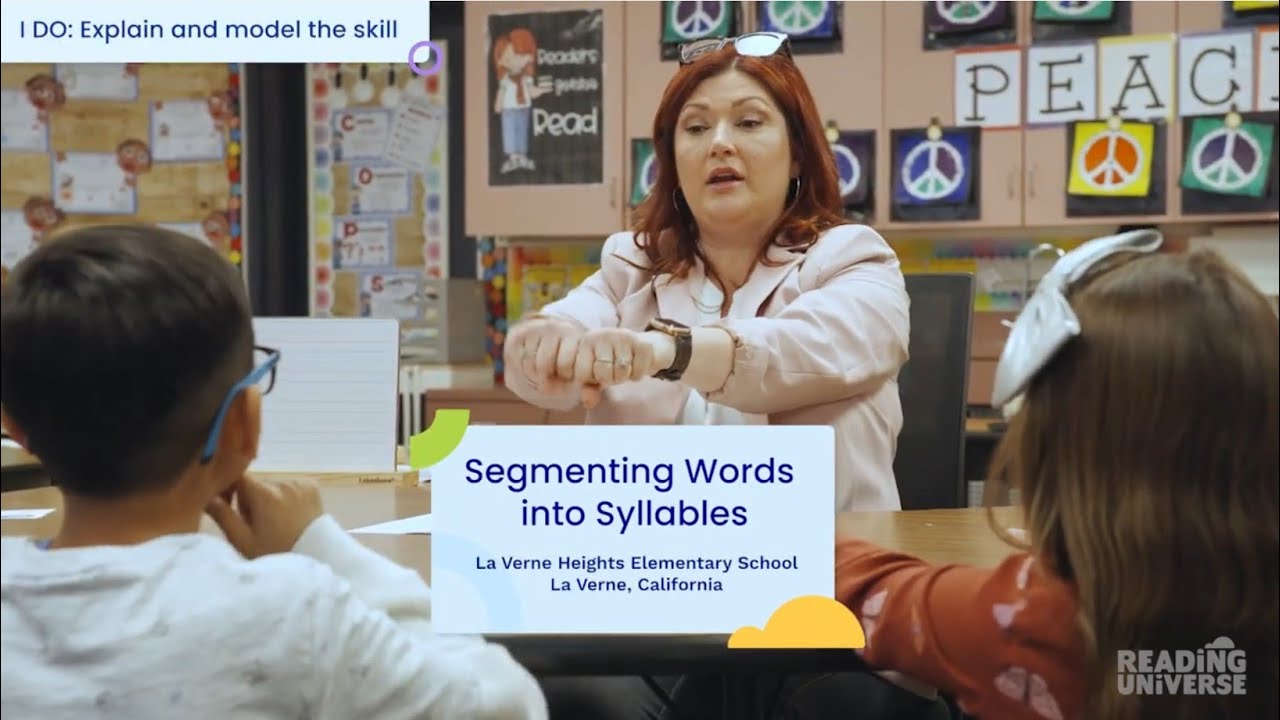 Video thumbnail for Segmenting Words into Syllables with Liz Quezada