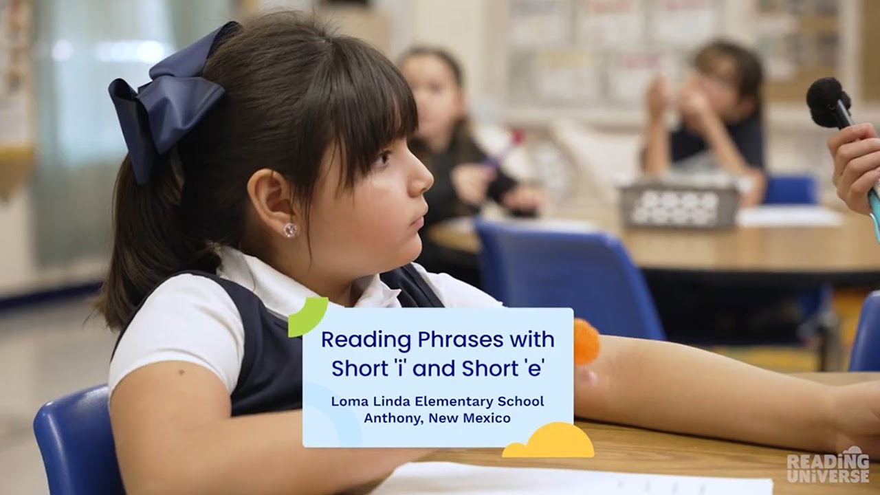 Video thumbnail for Fluency Practice: Reading Phrases with Short 'i' and Short 'e'